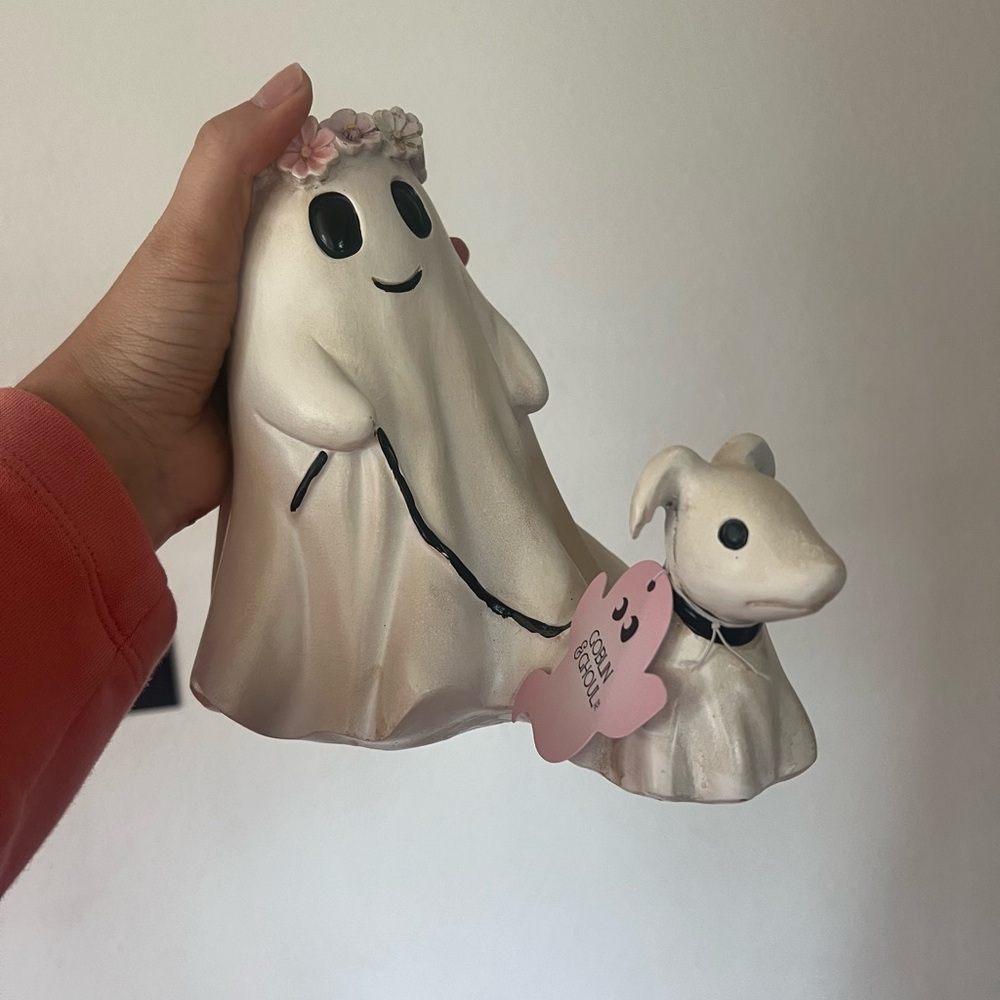 Ghoul and goblin ghost with dog